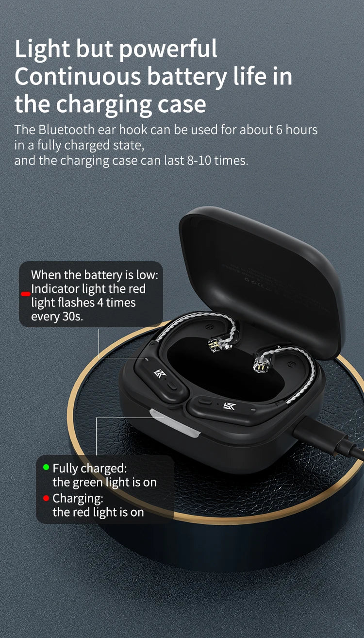 Cable de actualización inalámbrico KZ AZ09, compatible con Bluetooth 5,2