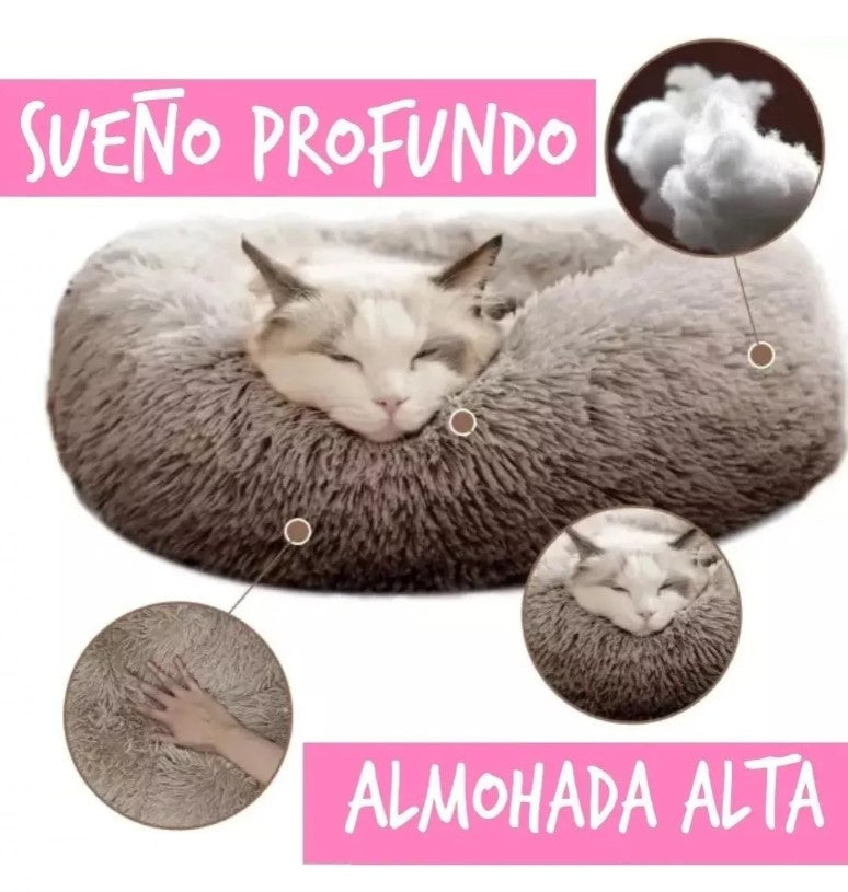 Cama Antiestrés para Mascotas 60cm: ¡Confort y Calma para tu Compañero!