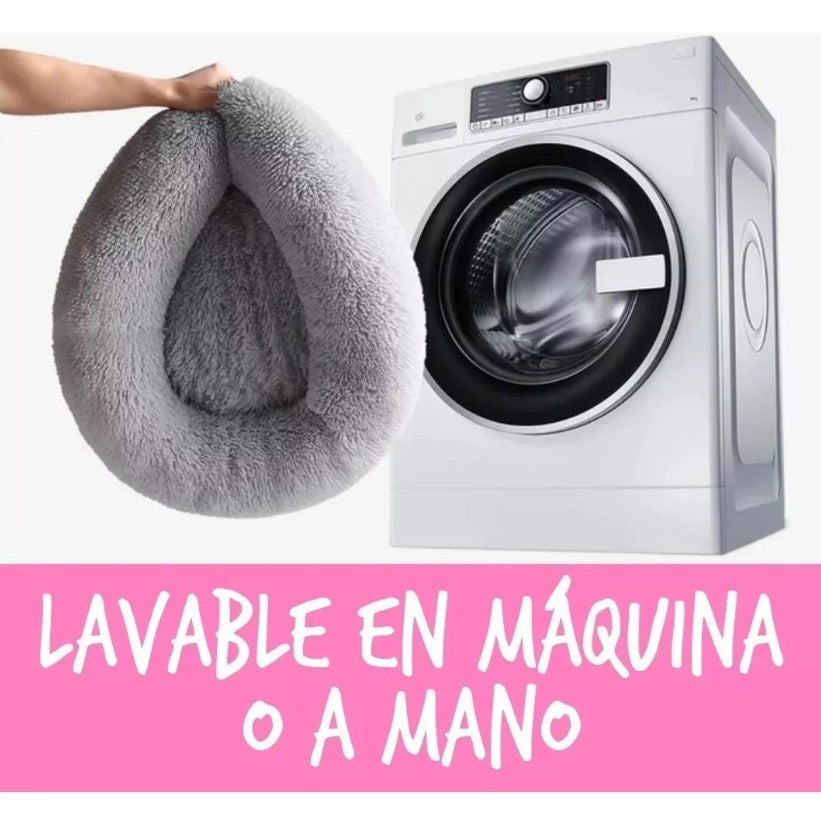 Cama Antiestrés para Mascotas 60cm: ¡Confort y Calma para tu Compañero!