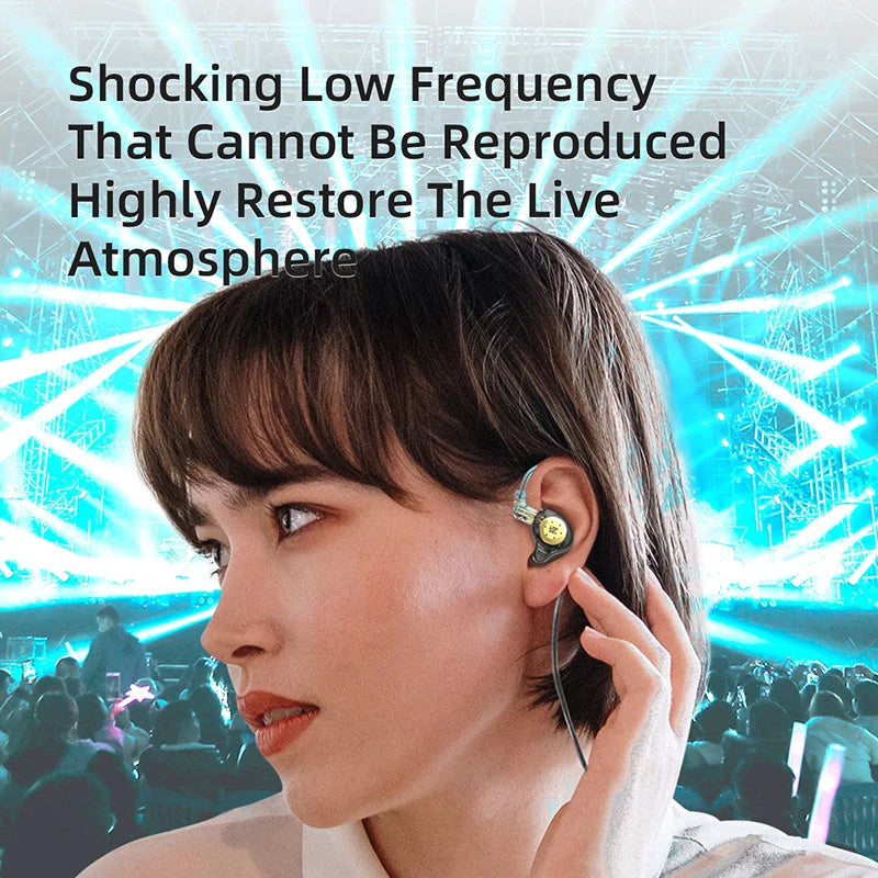 In Ears KZ EDX pro auriculares con Monitor de graves