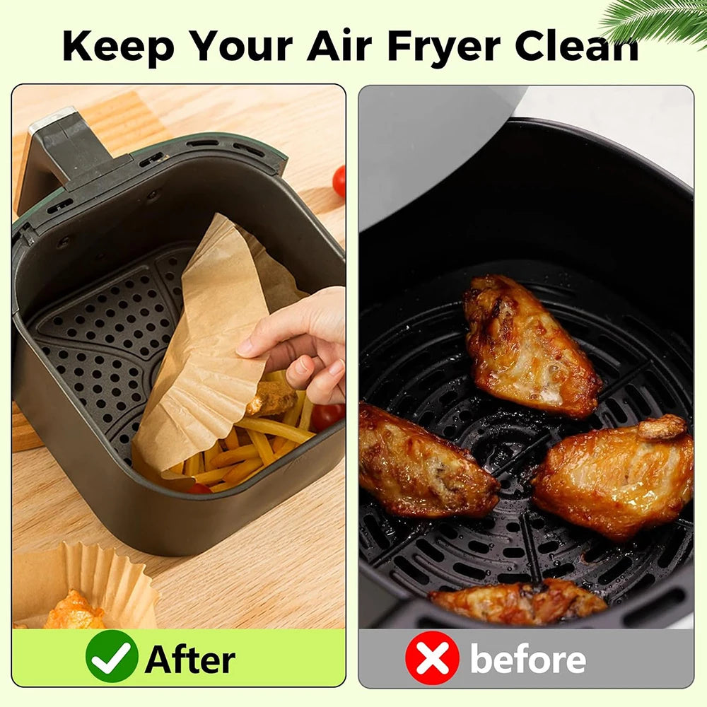 Papel desechable para freidora de aire