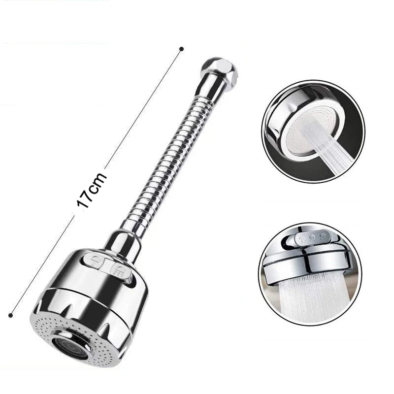 Adaptador universal para grifo de cocina de 2/3 modos 360