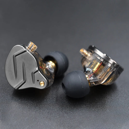 In Ears KZ ZSN Pro auriculares de Metal, 1BA 1DD + tecnología híbrida