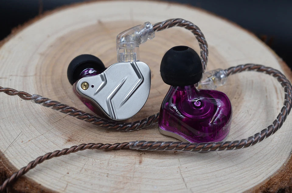 In Ears KZ ZSN Pro auriculares de Metal, 1BA 1DD + tecnología híbrida