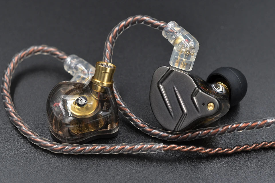 In Ears KZ ZSN Pro auriculares de Metal, 1BA 1DD + tecnología híbrida