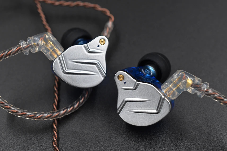 In Ears KZ ZSN Pro auriculares de Metal, 1BA 1DD + tecnología híbrida