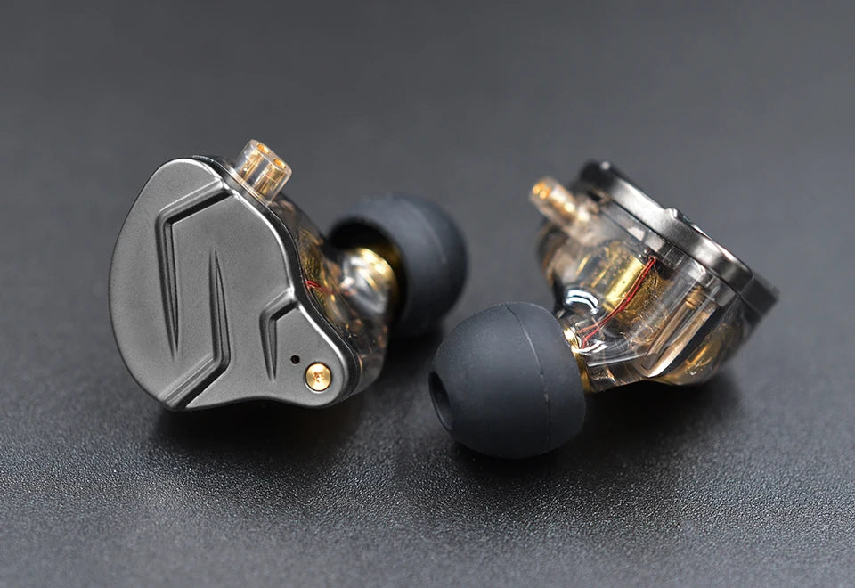 In Ears KZ ZSN Pro auriculares de Metal, 1BA 1DD + tecnología híbrida