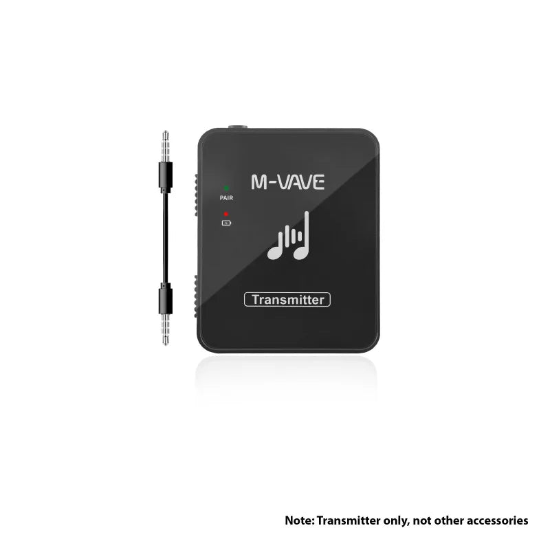 Sistema de transmisión de Monitor de auriculares inalámbricos, M-VAVE, 2,4 GHz, transmisor y receptor recargable.