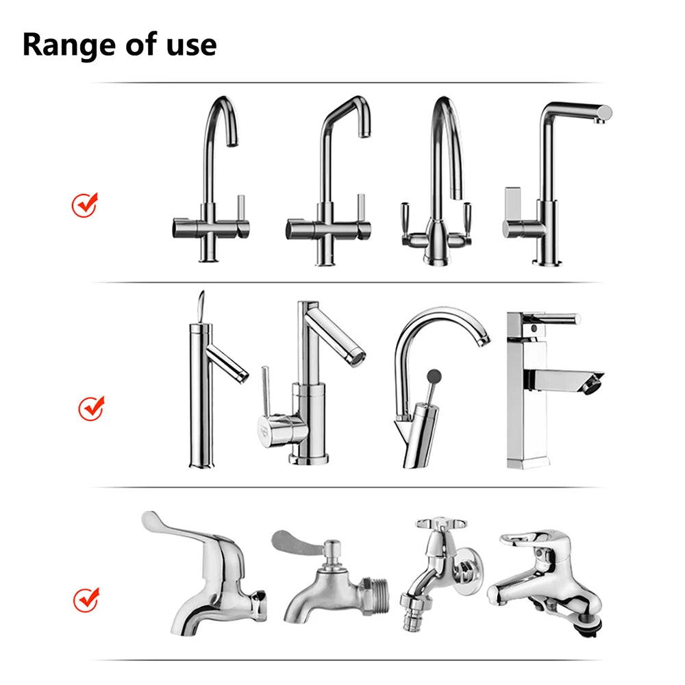 Adaptador universal para grifo de cocina de 2/3 modos 360