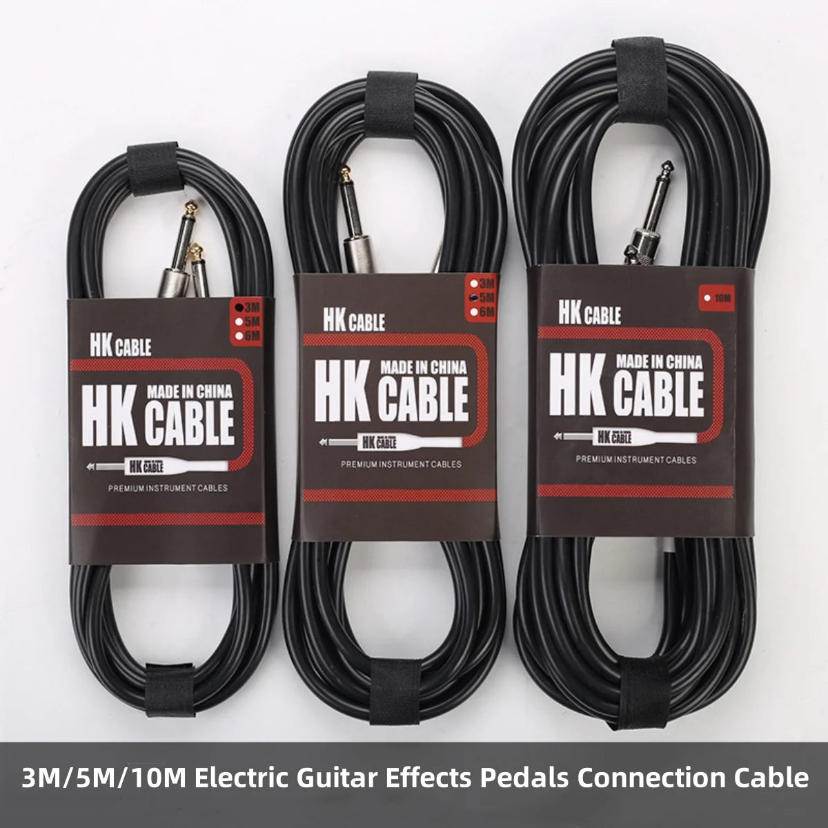 Cable de conexión para accesorios de guitarra eléctrica.