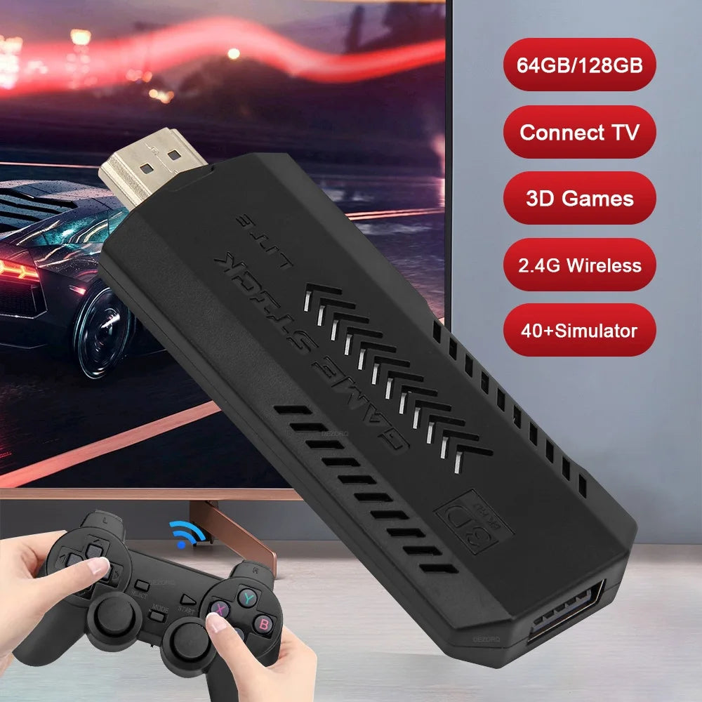 Consola de videojuegos Game Stick X2 Plus, 4K, 40000 juegos