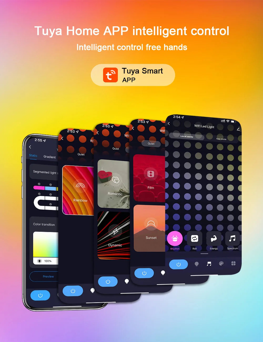 Guirnalda LED Inteligente WiFi S14 USB 5V – Luces Decorativas RGB para Habitación, Jardín y Fiesta