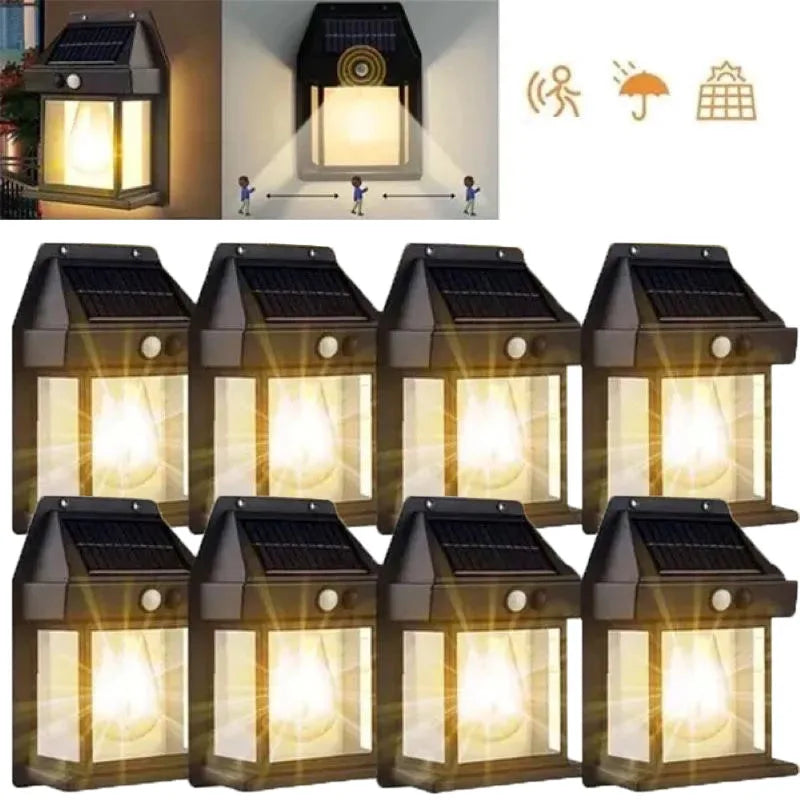 Luces Solares de Pared LED IP44 con Sensor de Movimiento