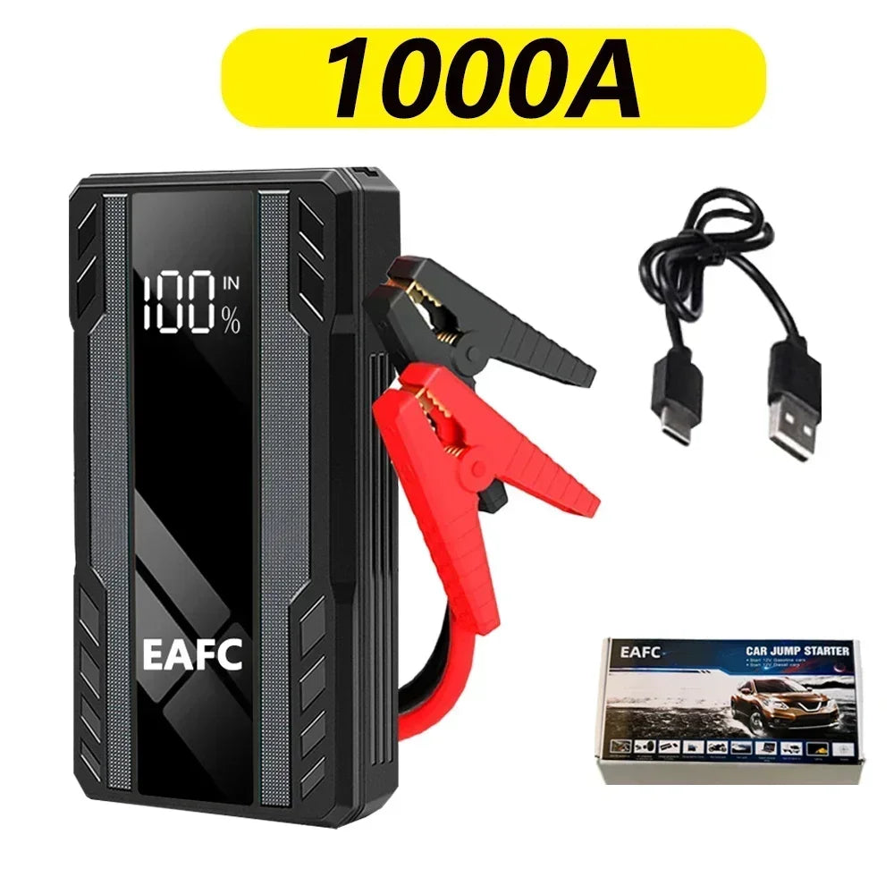 Arrancador de batería de coche 2000/1200/1000A de 12V.