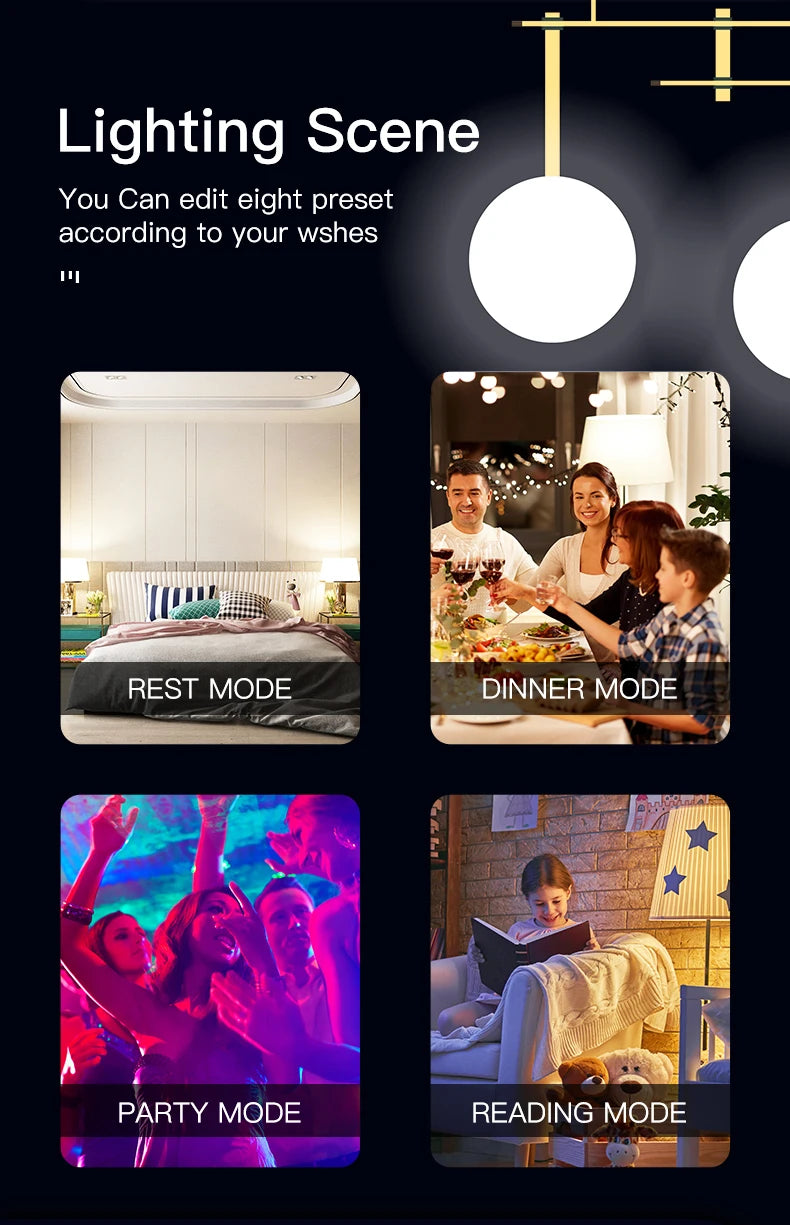 Bombillas Inteligentes GU10 MOES Tuya – Pack WiFi o ZigBee (RGB + C/W)