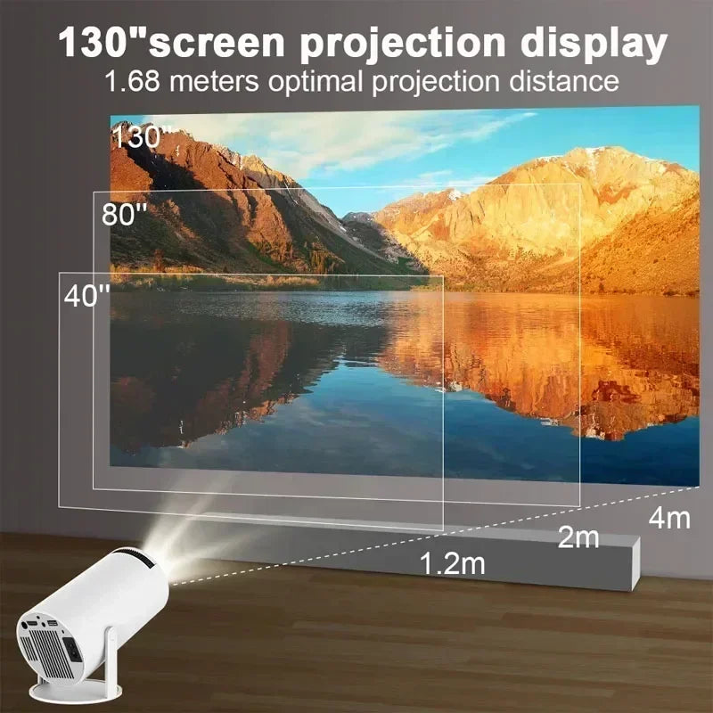 Proyector portátil para cine en casa, dispositivo con Android 11, 200 ANSI