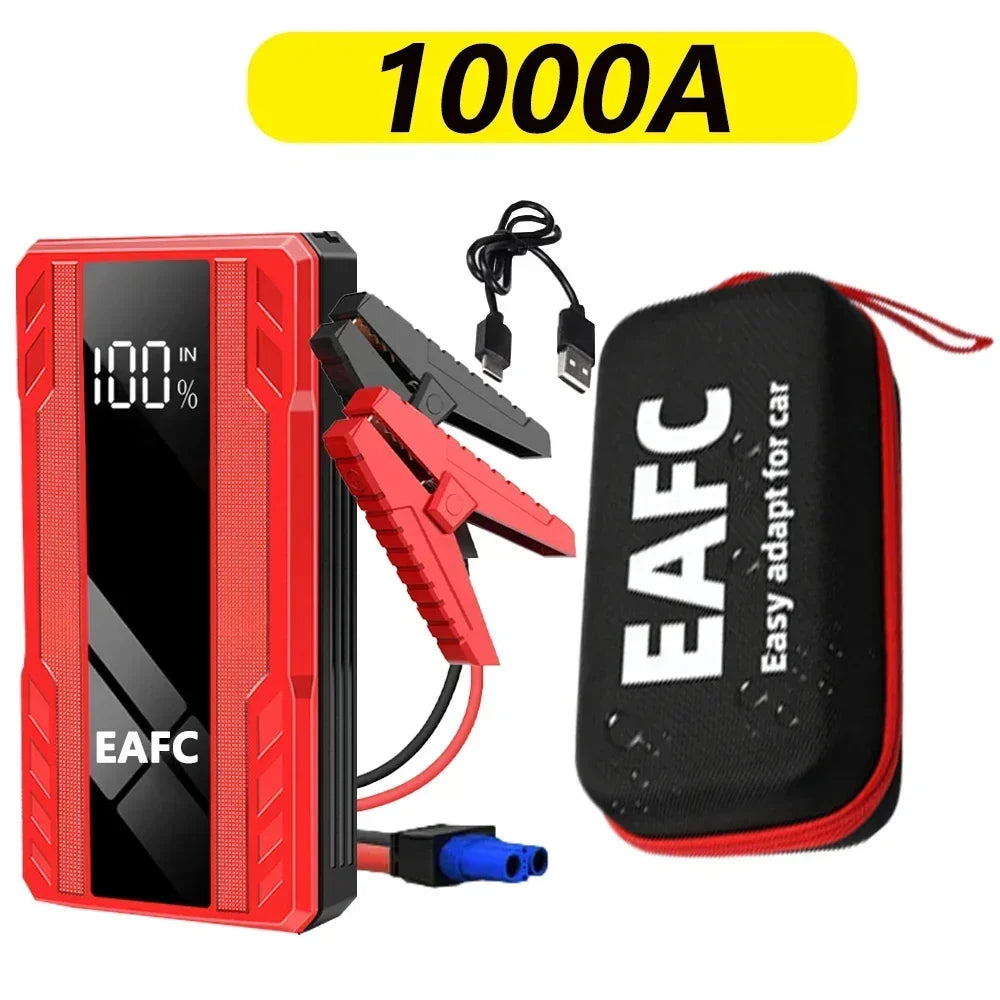 Arrancador de batería de coche 2000/1200/1000A de 12V.