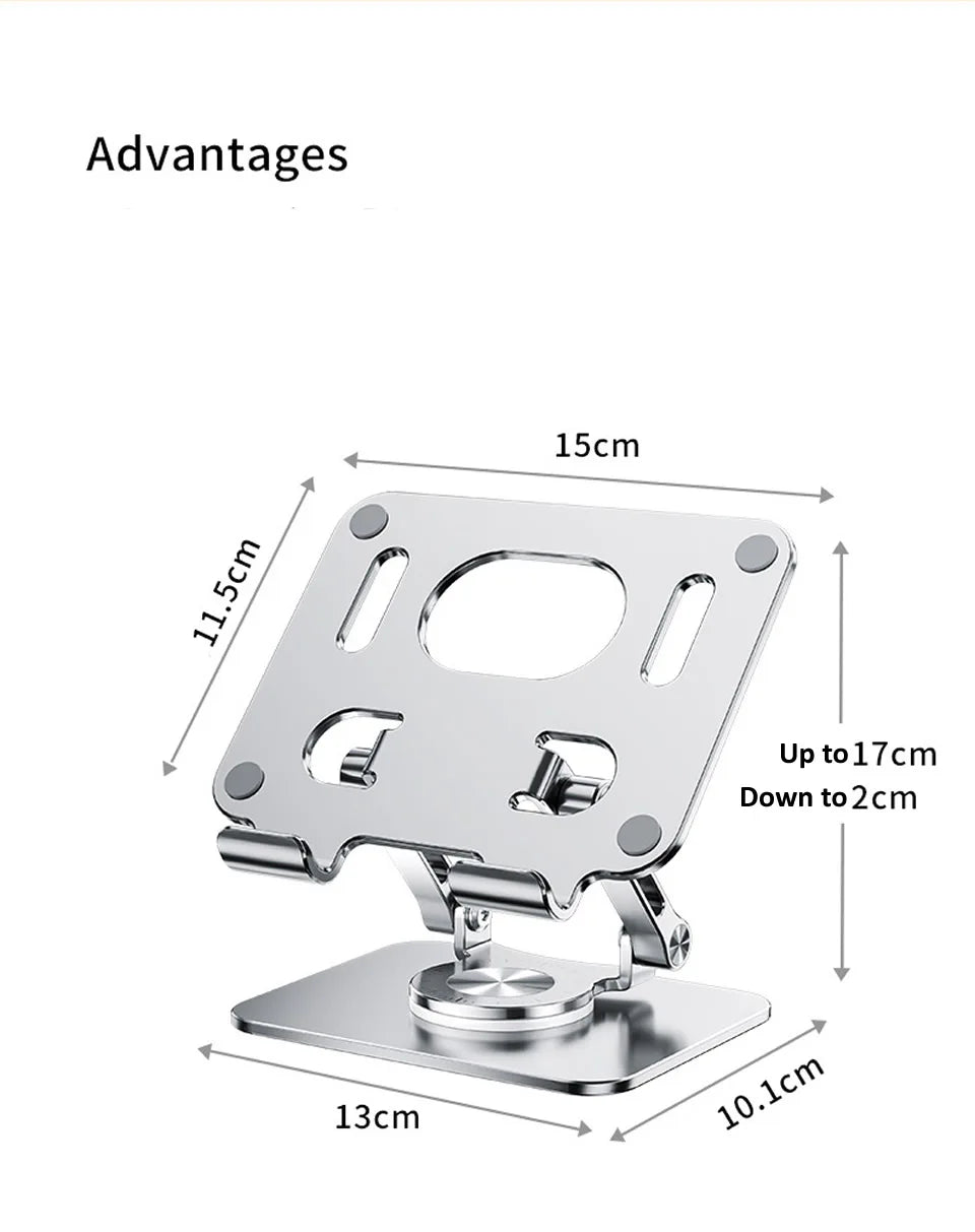 Soporte para tableta con rotación de 360 °