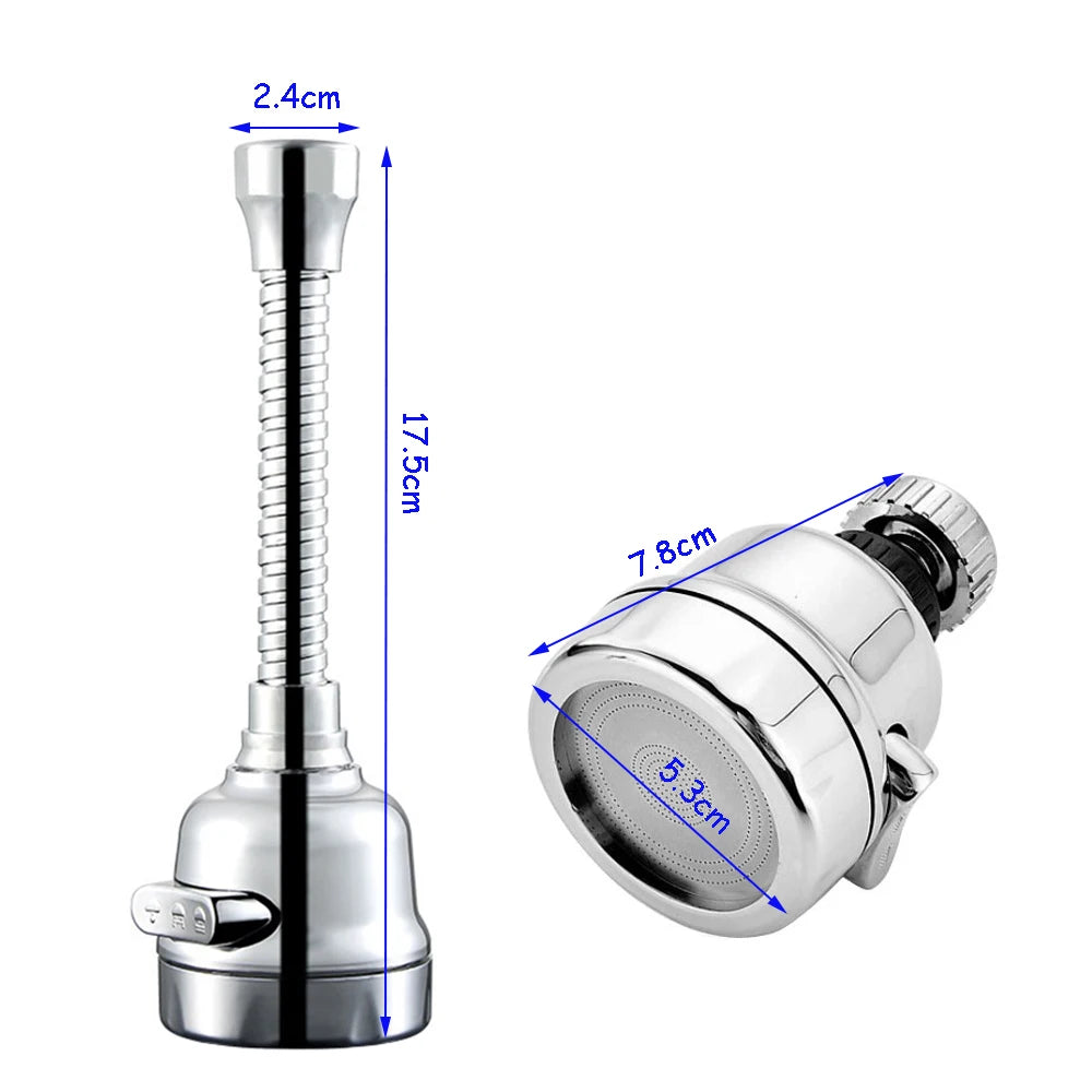 Adaptador universal para grifo de cocina de 2/3 modos 360