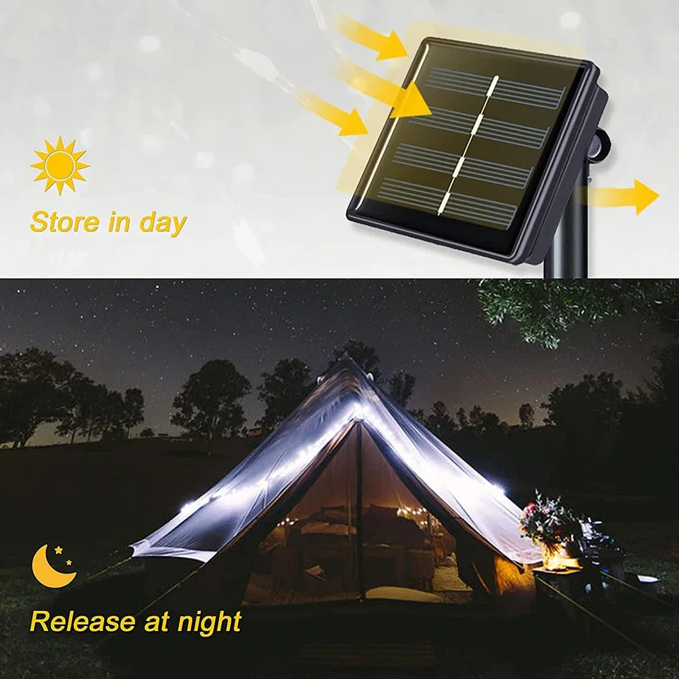 Guirnalda de luces alimentada por energía Solar Ultra larga
