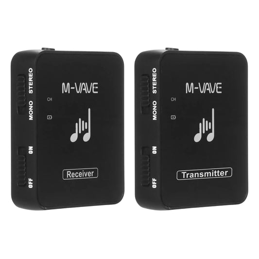 Sistema de transmisión de Monitor de auriculares inalámbricos, M-VAVE, 2,4 GHz, transmisor y receptor recargable.