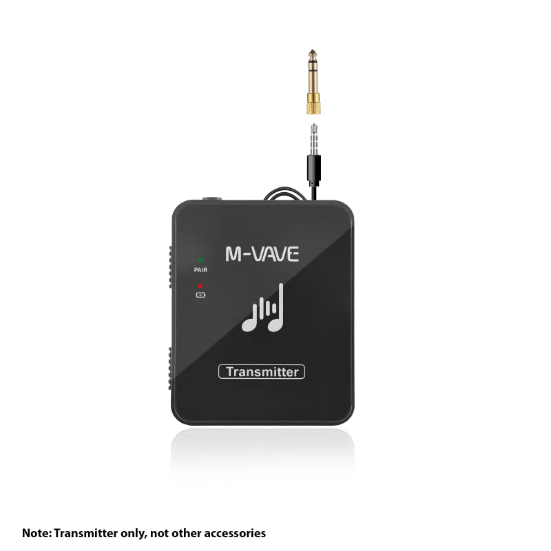 Sistema de transmisión de Monitor de auriculares inalámbricos, M-VAVE, 2,4 GHz, transmisor y receptor recargable.