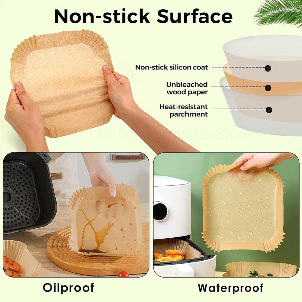 Papel desechable para freidora de aire