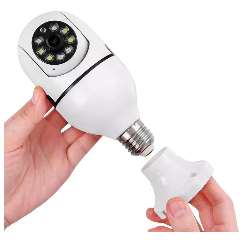 Camara Ip wifi ampolleta 8 LED 360°