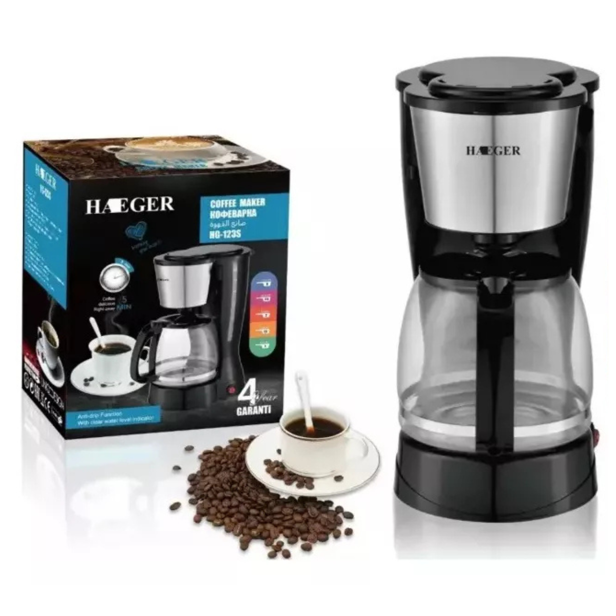 Cafetera Multifuncional Automática de 800ML